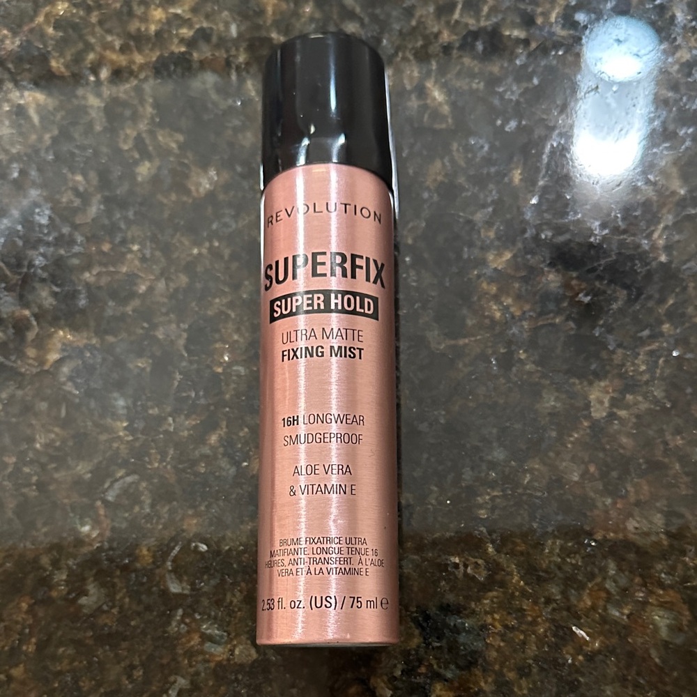 Revolution Superfix Super Hold Ultra Matte Fixing Mist - 2.53 fl oz New